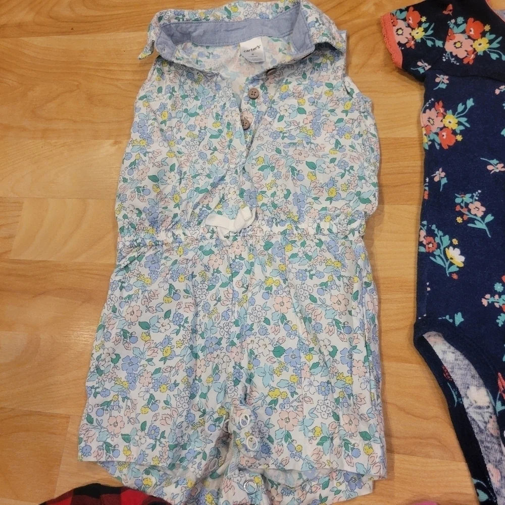 Carters 9 month baby girl clothing bundle
